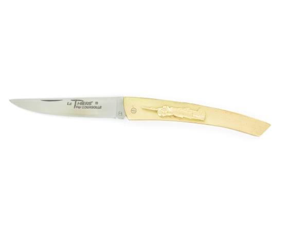 sabatier Thiers - Inox - Manche Laiton - Chasseur Coursolle - Thiers - 17164