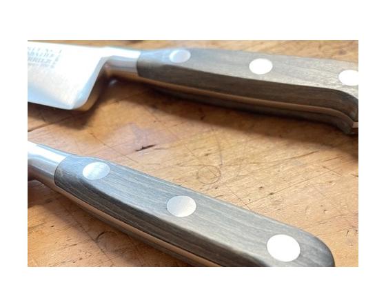 Sabatier Tranchelard 20 Cm - Bois Noir - Rivets Inox Sabatier - H-TL20