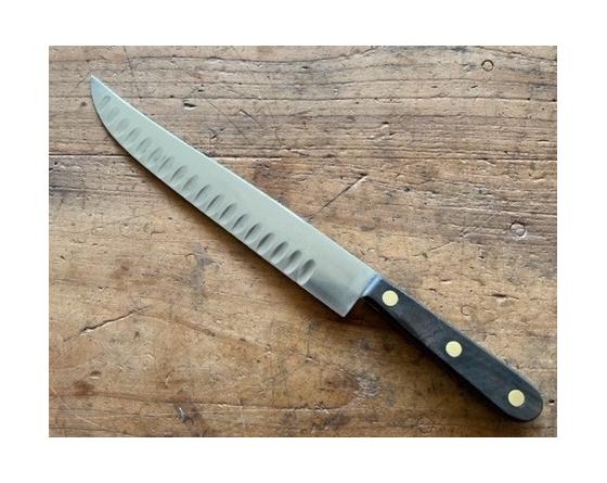 sabatier Tranchelard 25 cm alvéolé - INOX - Bois Noir - Ref 481 Sabatier - 481