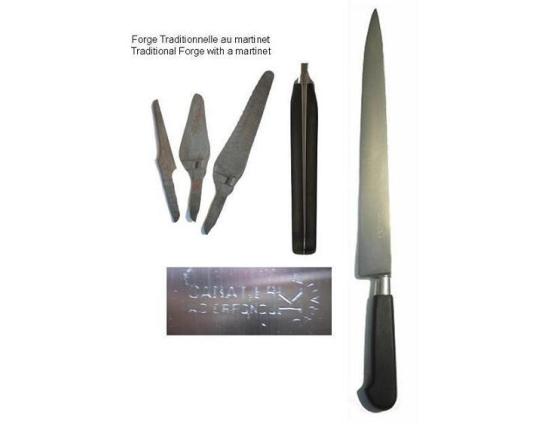 sabatier Tranchelard 30 cm Nogent - CARBONE Ref 305 Sabatier - ANCTL28MASSAO