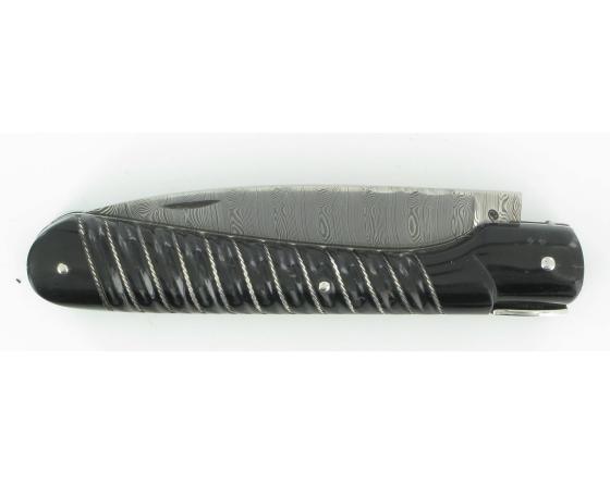 Sabatier Vendetta Damas Corde Corne Noire Tresse Argent Fontenille Pataud - Thiers - 11184