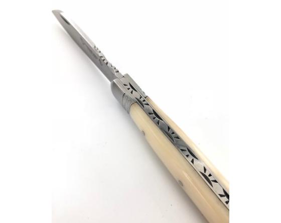 Sabatier Violon 10 Cm - Corne Blonde - Guilloché PassionFrance - 86130