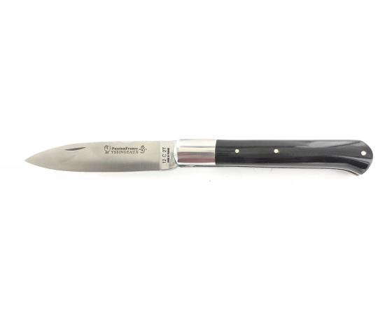 sabatier Yssingeaux 11 cm - Corne Noire - Guilloché PassionFrance - 86127