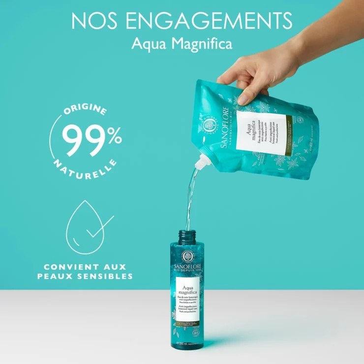 Sanoflore Aqua Magnifica Lotion Purifiante Anti-imperfections Certifiée Bio