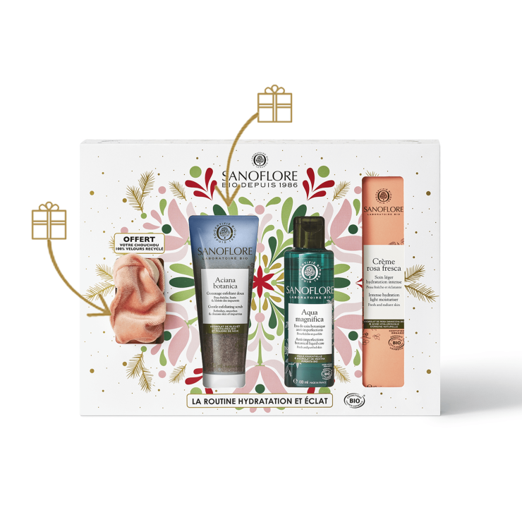 sanoflore Coffret Hydratation La routine hydratation et éclat des peaux sensibles