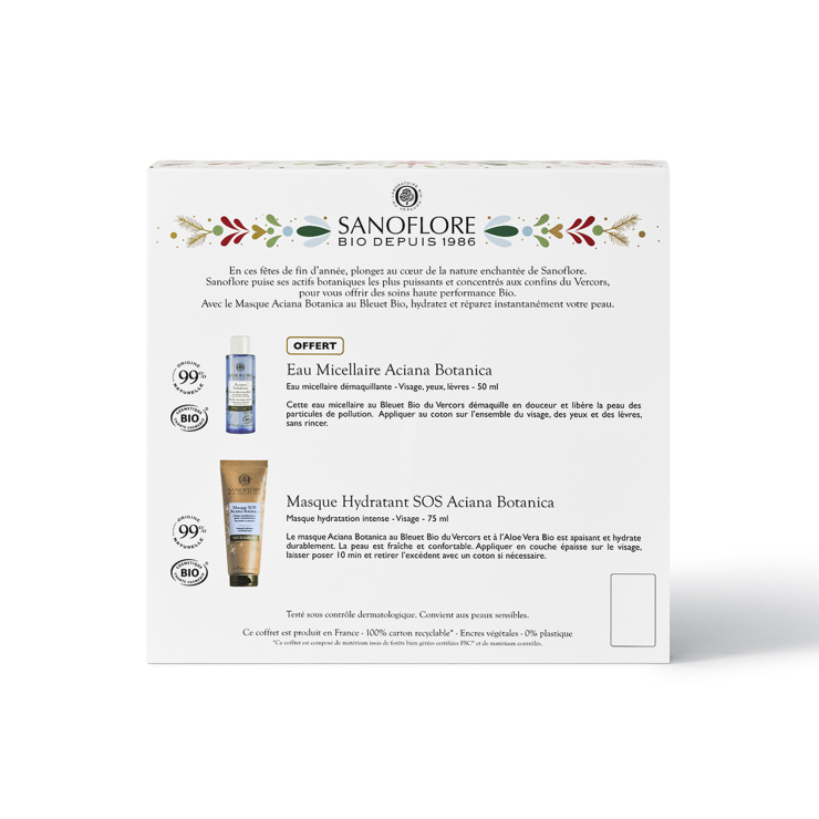 Sanoflore Coffret Routine Hydratante Peaux Sensibles La Routine Hydratation Des Peaux Sensibles
