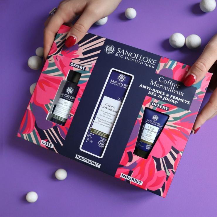 Sanoflore Coffret Routine Merveilleuse Coffret De Noël Routine Merveilleuse Anti-rides Et Fermeté