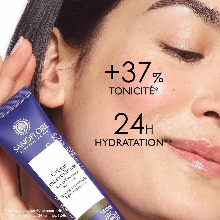 Sanoflore Crème Merveilleuse Crème Raffermissant Anti-rides Certifiée Bio