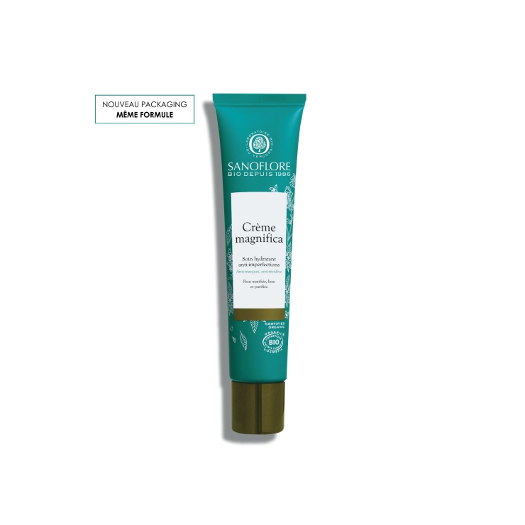 Sanoflore DUO Aqua & Creme Magnifica + Trousse Offerte Trousse Duo Iconique Anti-imperfections Magnifica
