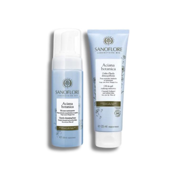sanoflore Duo Double Cleansing Le duo démaquillant nettoyant certifié bio des peaux sensibles