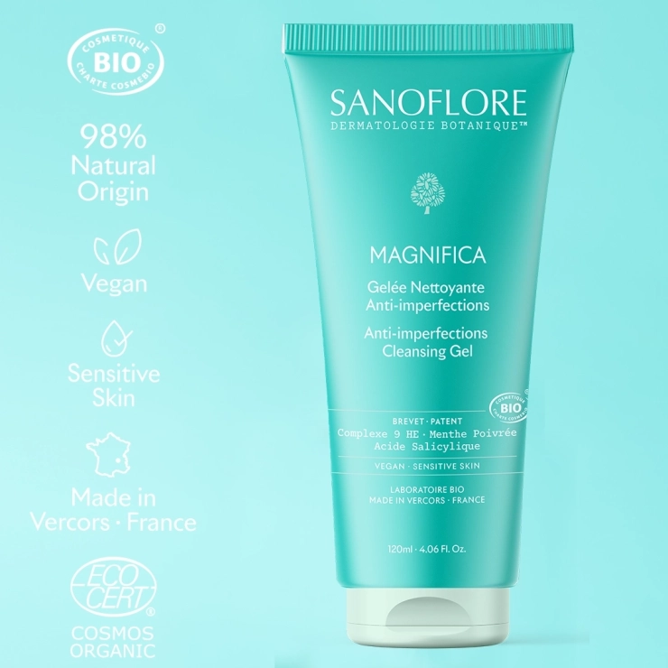 Sanoflore Gelée Nettoyante Anti-imperfections Le Nettoyant Anti-imperfections Des Peaux Mixtes à Grasses