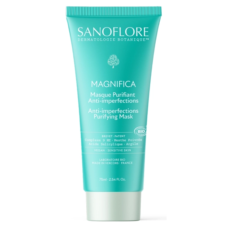sanoflore Masque Purifiant Anti-imperfections Masque purifiant pour peaux mixtes à grasses