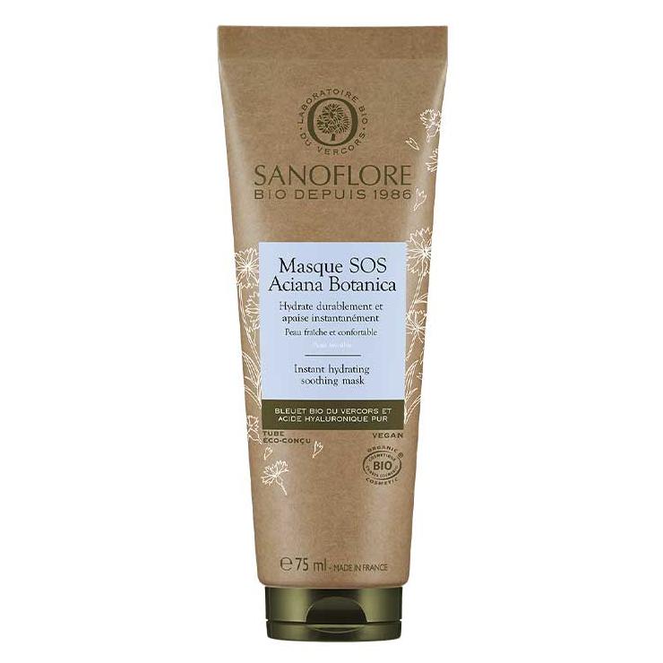 sanoflore Masque SOS Aciana Botanica Masque hydratant et apaisant certifié bio