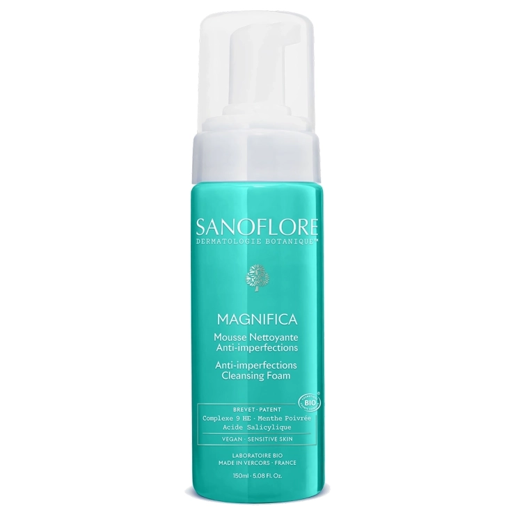 sanoflore Mousse Nettoyante Anti-imperfections Le nettoyant anti-imperfections des peaux mixtes à grasses