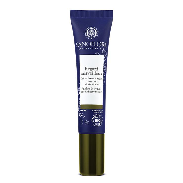 sanoflore Regard merveilleux Crème contour des yeux décongestionnante anti-rides certifiée bio