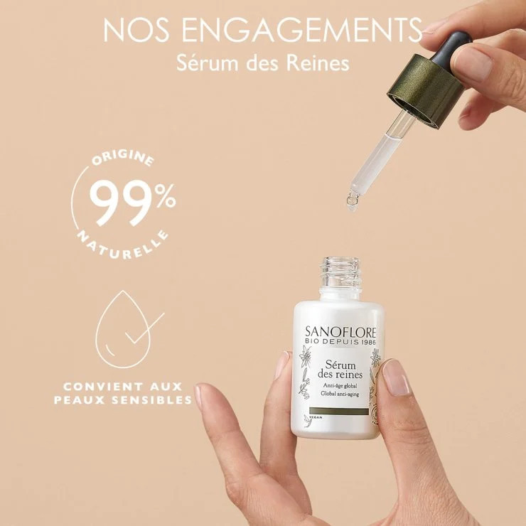Sanoflore Sérum Des Reines Sérum Anti-âge Global Certifié Bio