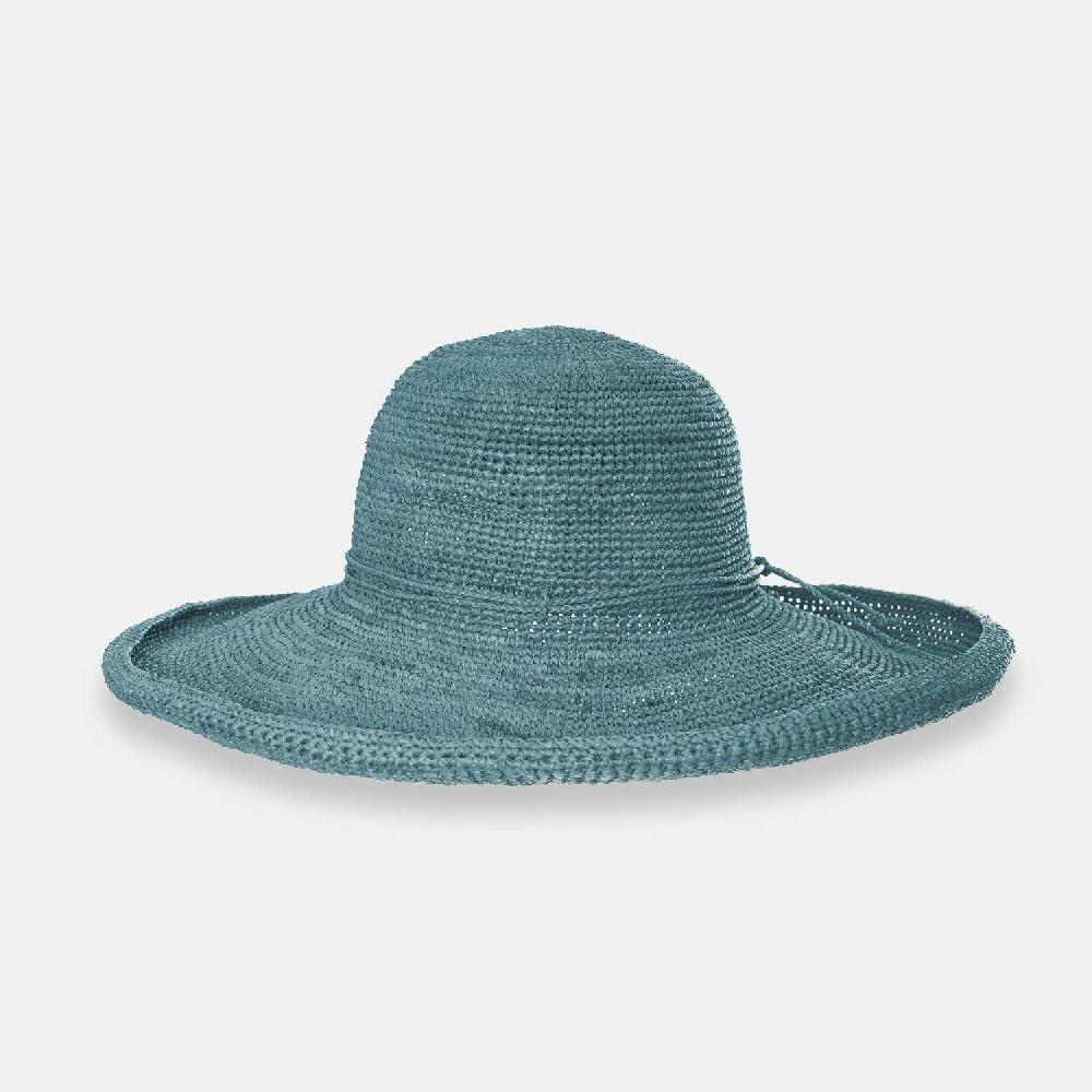 sans arcidet paris MAGNOLIA SS24 - Chapeau en raphia à larges bords MAGNOLIA SS24 - Chapeau en raphia à larges bords