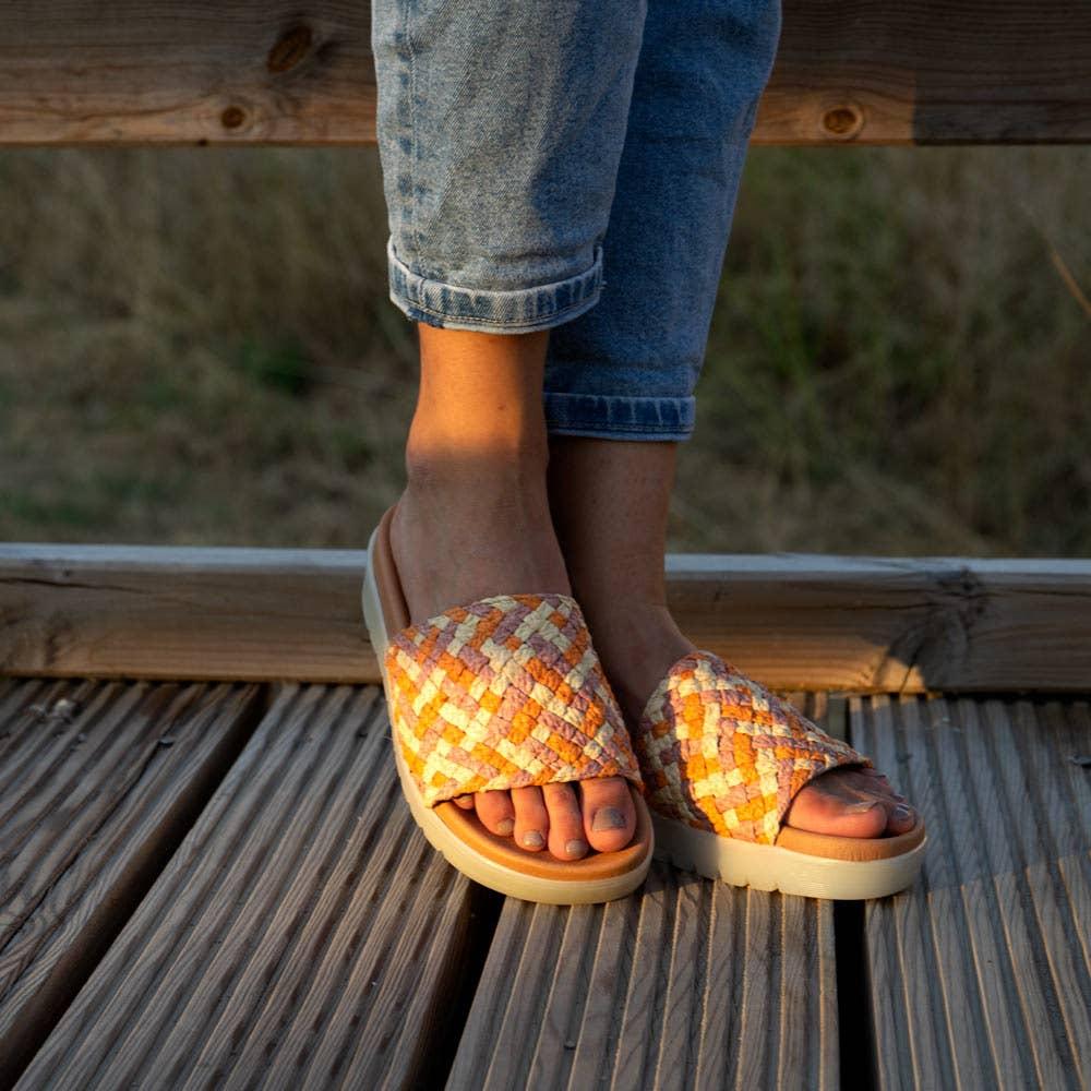 sans arcidet paris Poolnat mules- Mandarine / Sweet / Naturel Poolnat mules- Mandarine / Sweet / Naturel