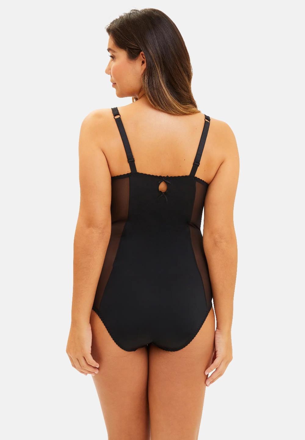 Sans Complexe Body Arum Glitter Noir & Rouge Pailleté