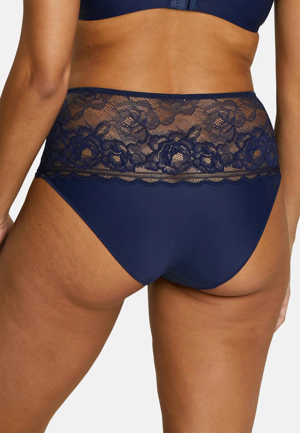 Sans Complexe Culotte Taille Haute Lily Marine Bleu