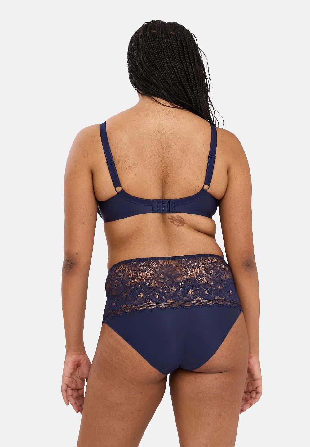 Sans Complexe Culotte Taille Haute Lily Marine Bleu
