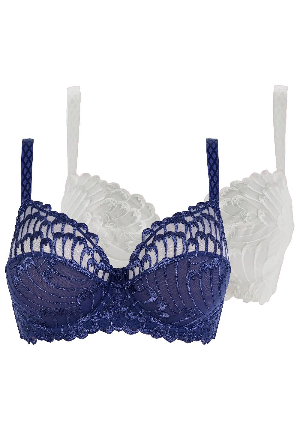 sans complexe Lot de 2 soutiens-gorge Narcisse Bleu