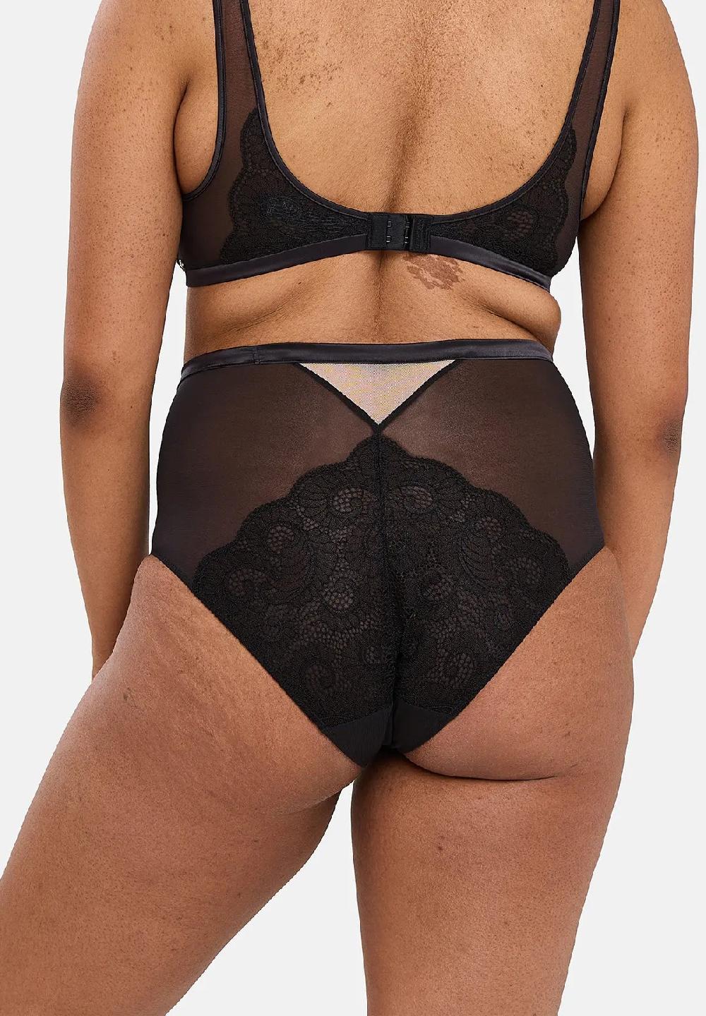 Sans Complexe Culotte Serena Noir / Peau