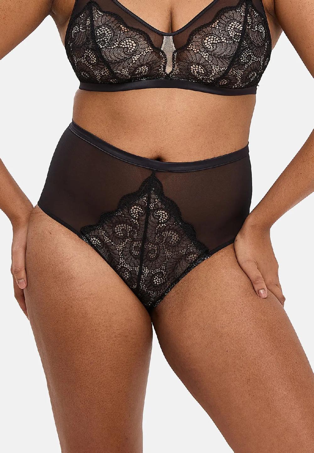 sans complexe Culotte Serena Noir / Peau
