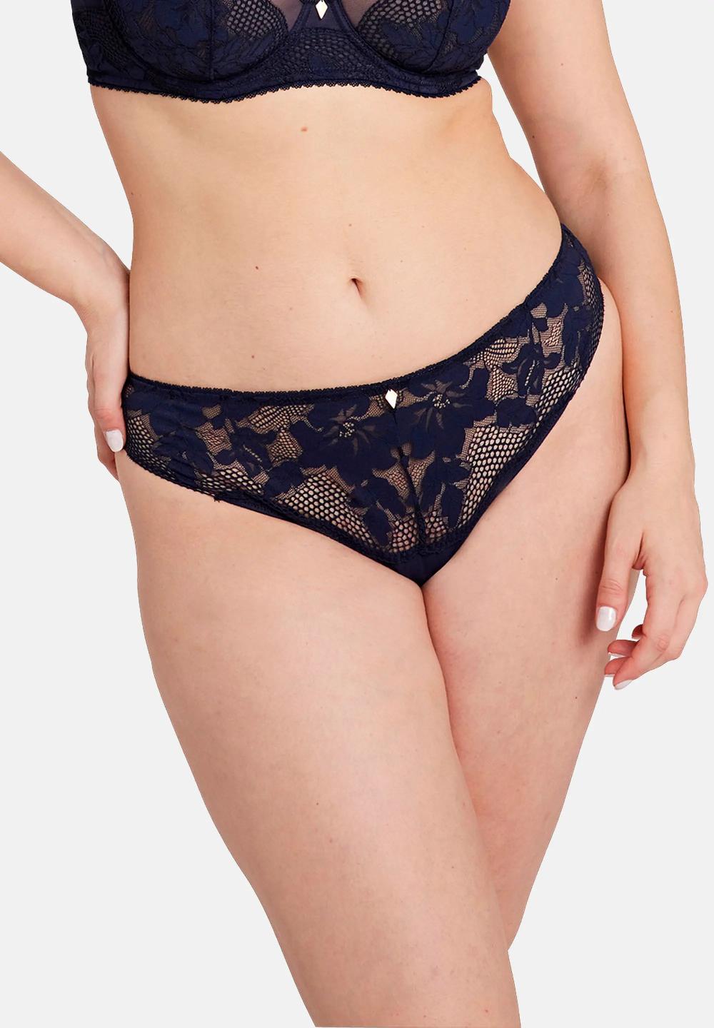 sans complexe Slip Charmante Marine Bleu