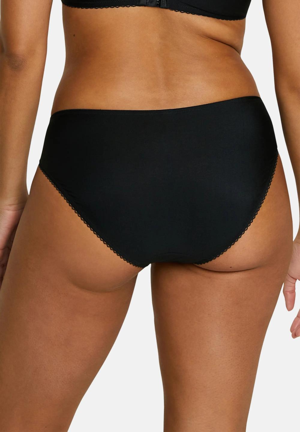 Sans Complexe Slip Désiré Noir & Lurex Cuivré