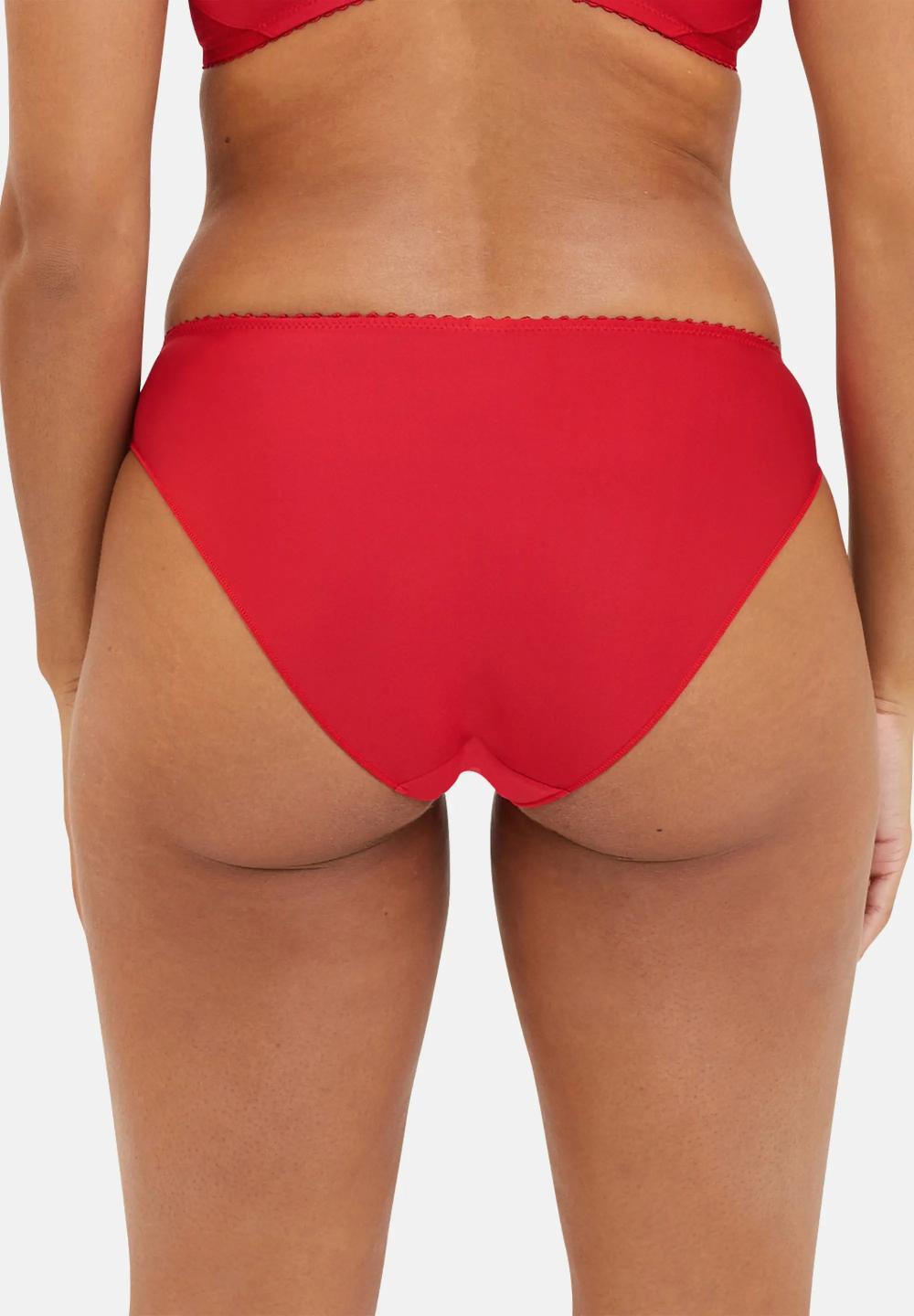 Sans Complexe Slip Esmée Rouge Ecarlate
