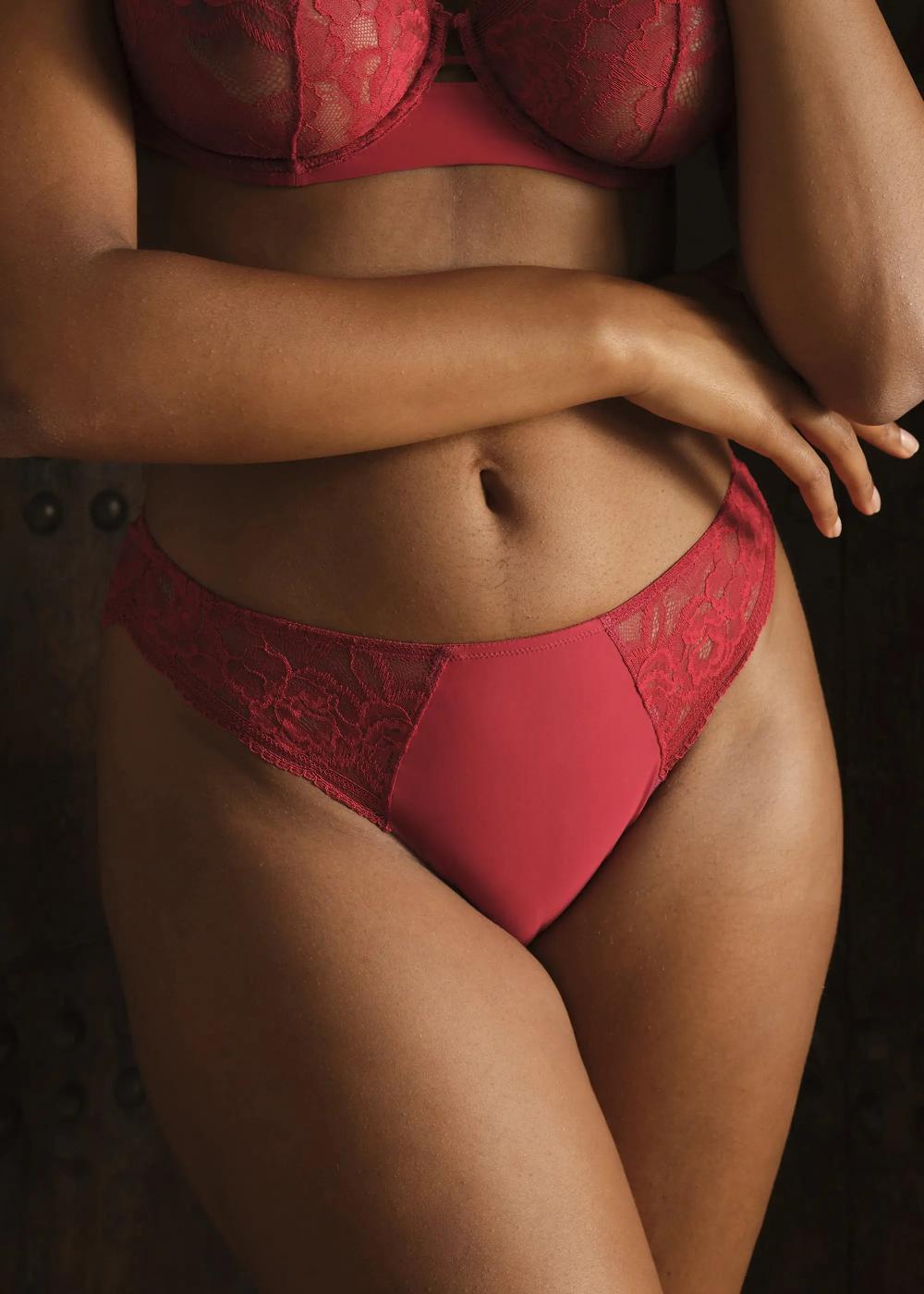 Sans Complexe Slip Lily Rouge Rubis