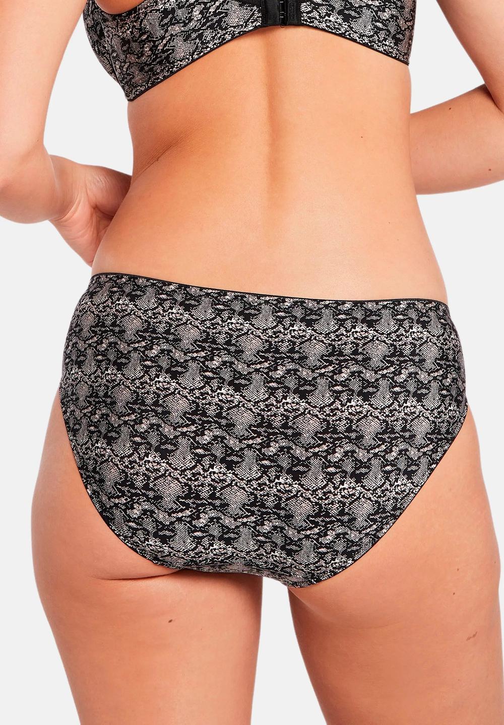 Sans Complexe Slip Nour Imprimé Peau De Serpent