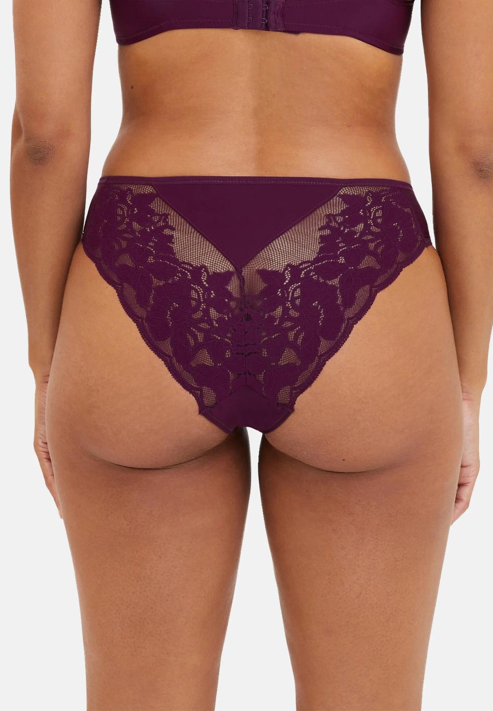 Sans Complexe Slip Romance Violet Profond