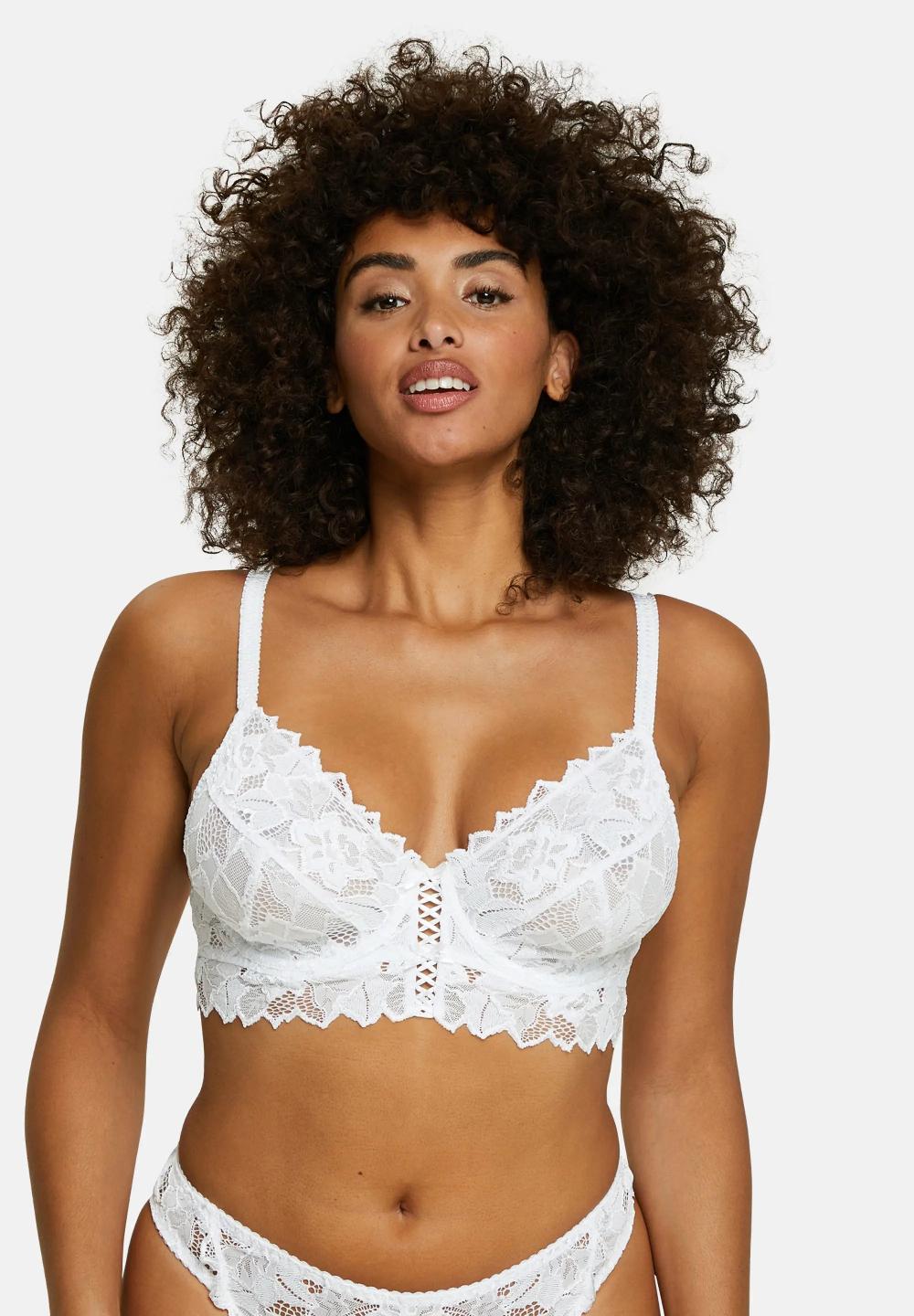 sans complexe Soutien-gorge bustier Arum Blanc