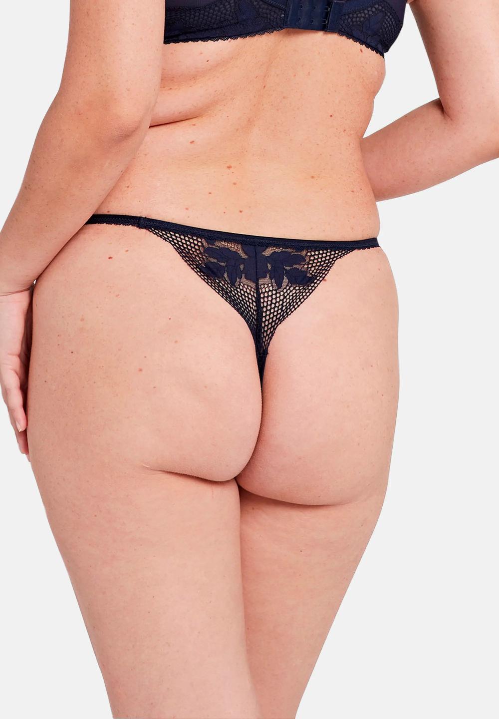 Sans Complexe String Charmante Marine Bleu