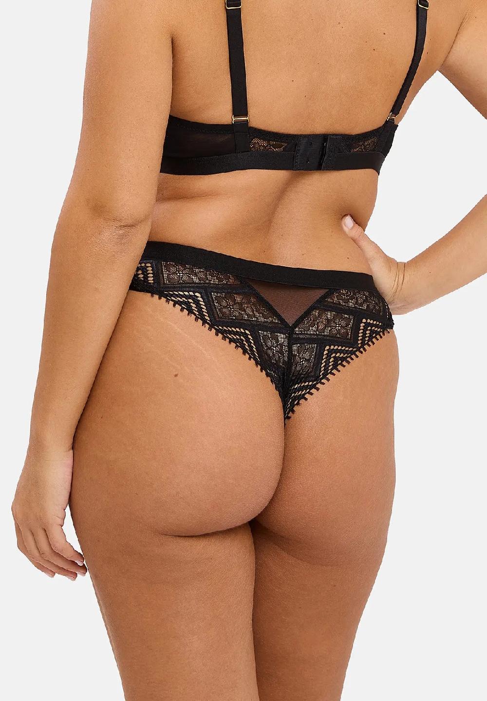 Sans Complexe Tanga Dehlia Noir
