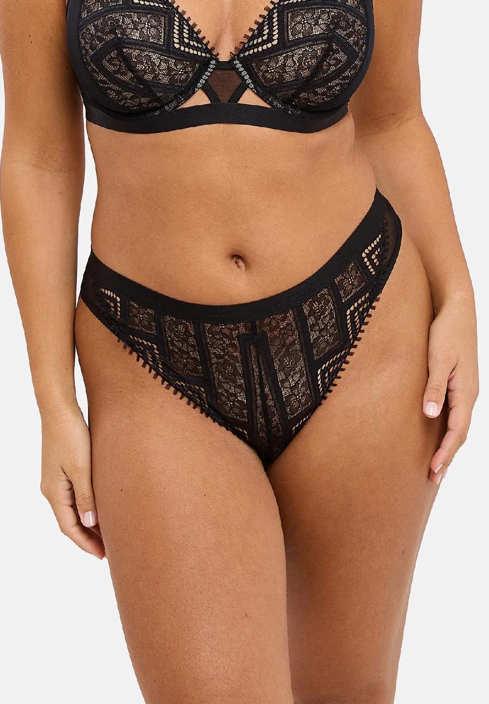 sans complexe Tanga Dehlia Noir