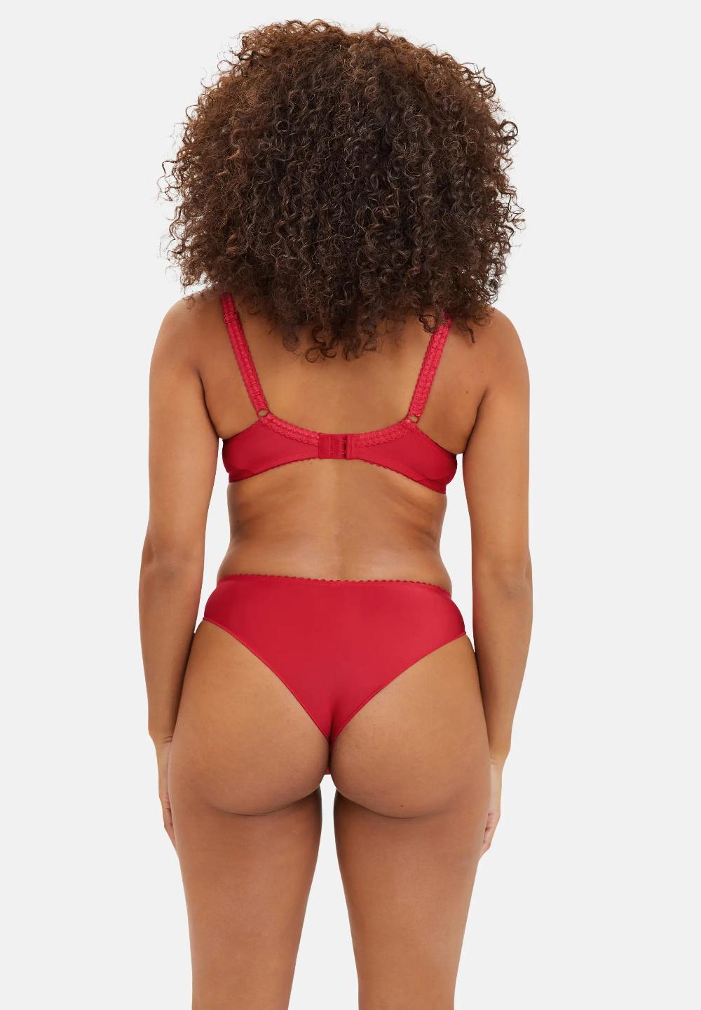 Sans Complexe Tanga Esmée Rouge Ecarlate