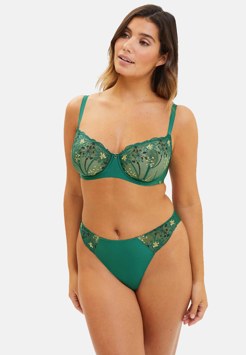 Sans Complexe Tanga Georgia Vert Multicolor
