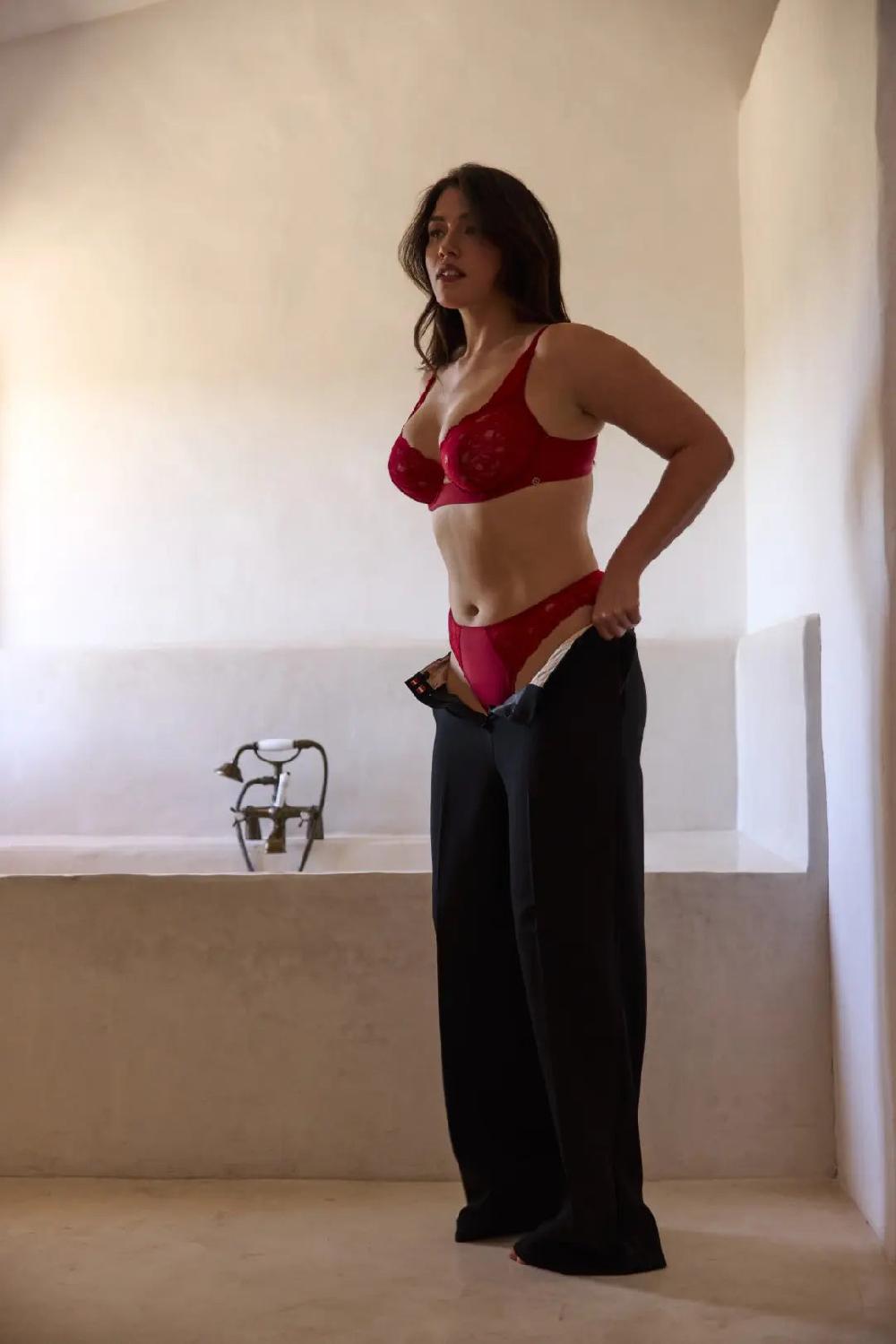 Sans Complexe Soutien-gorge Corbeille Lily Rouge Rubis
