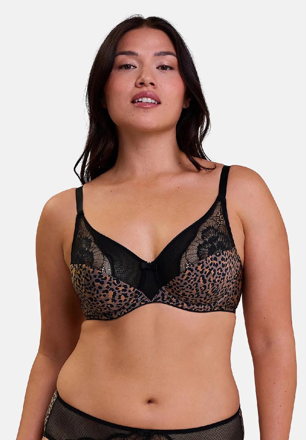 sans complexe Soutien-gorge emboîtant Léna Imprimé Léopard
