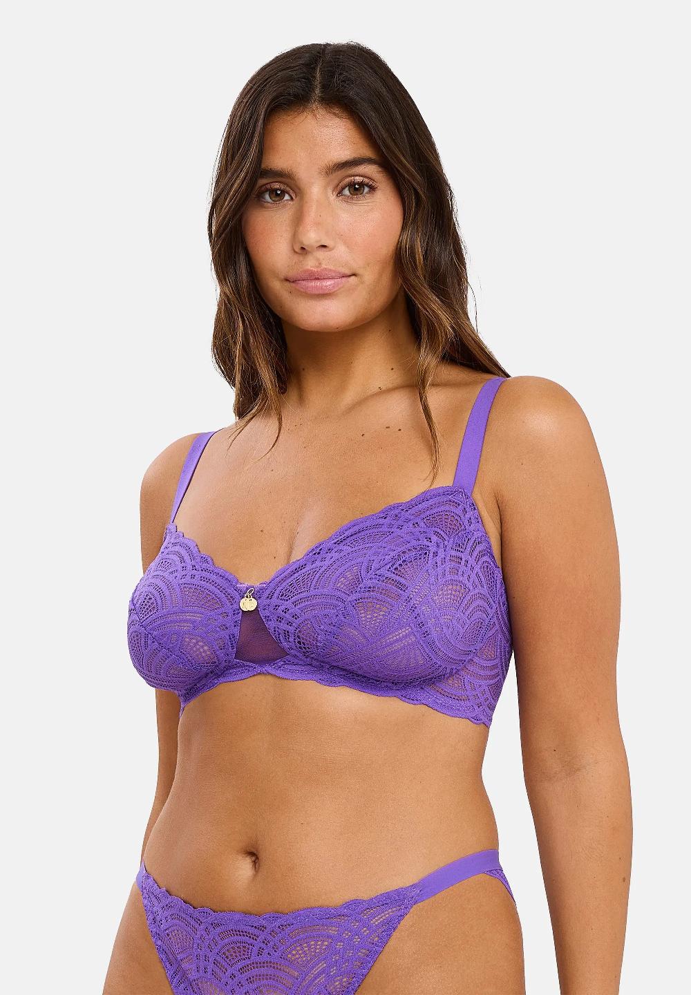 sans complexe Soutien-gorge emboîtant sans armatures Romane D. Violet Opulent