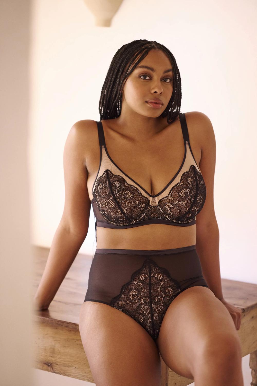Sans Complexe Soutien-gorge Emboîtant Serena Noir / Peau