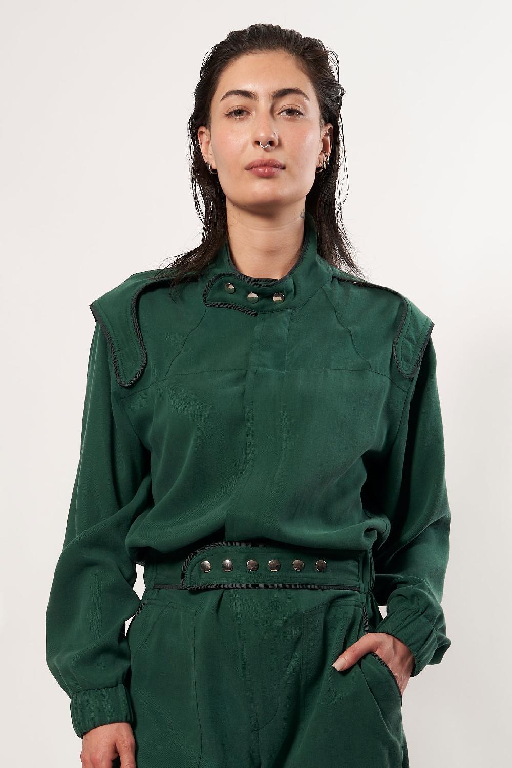 Sarah De Saint Hubert JIM RACING JUMPSUIT - Forest Green