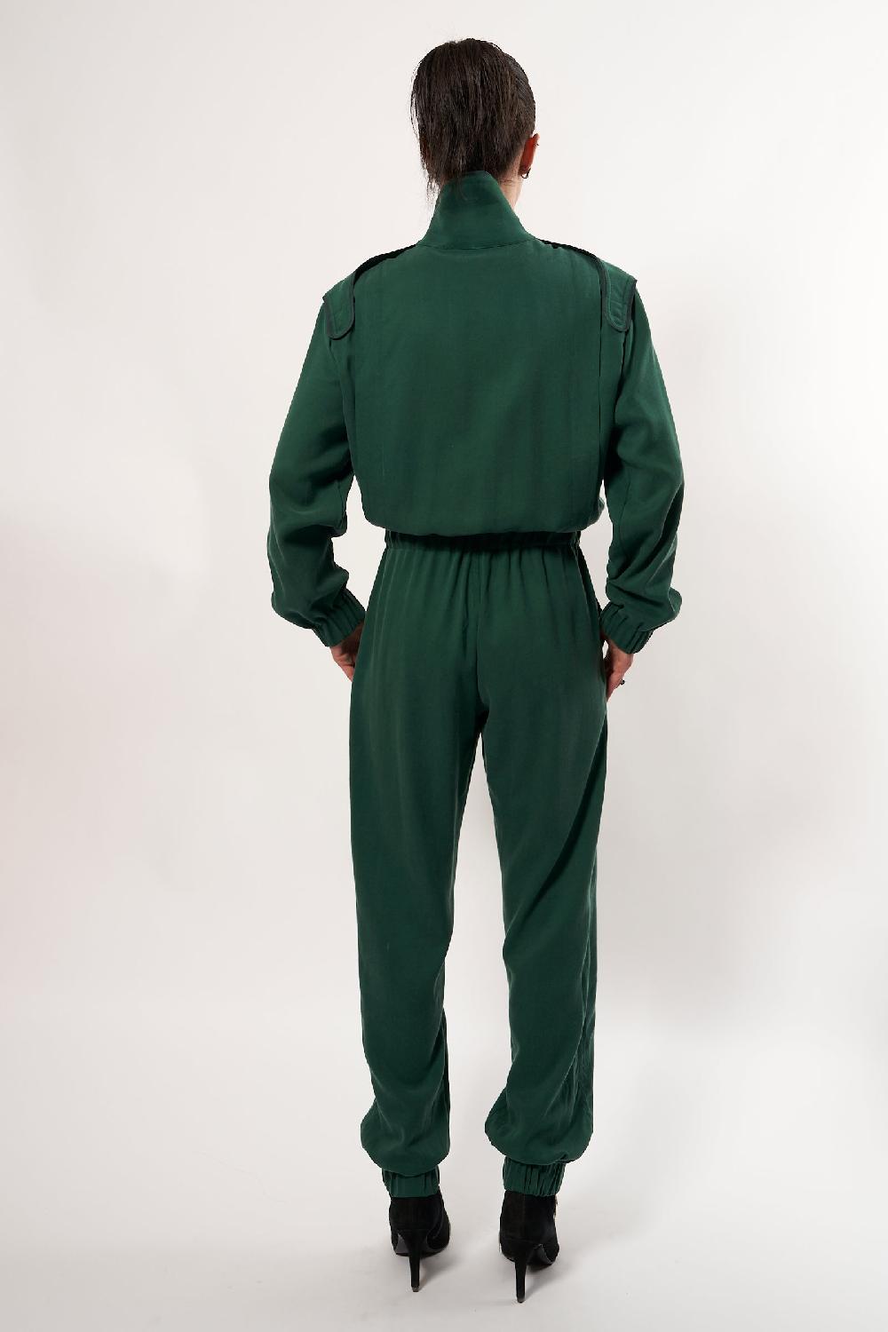 Sarah De Saint Hubert JIM RACING JUMPSUIT - Forest Green
