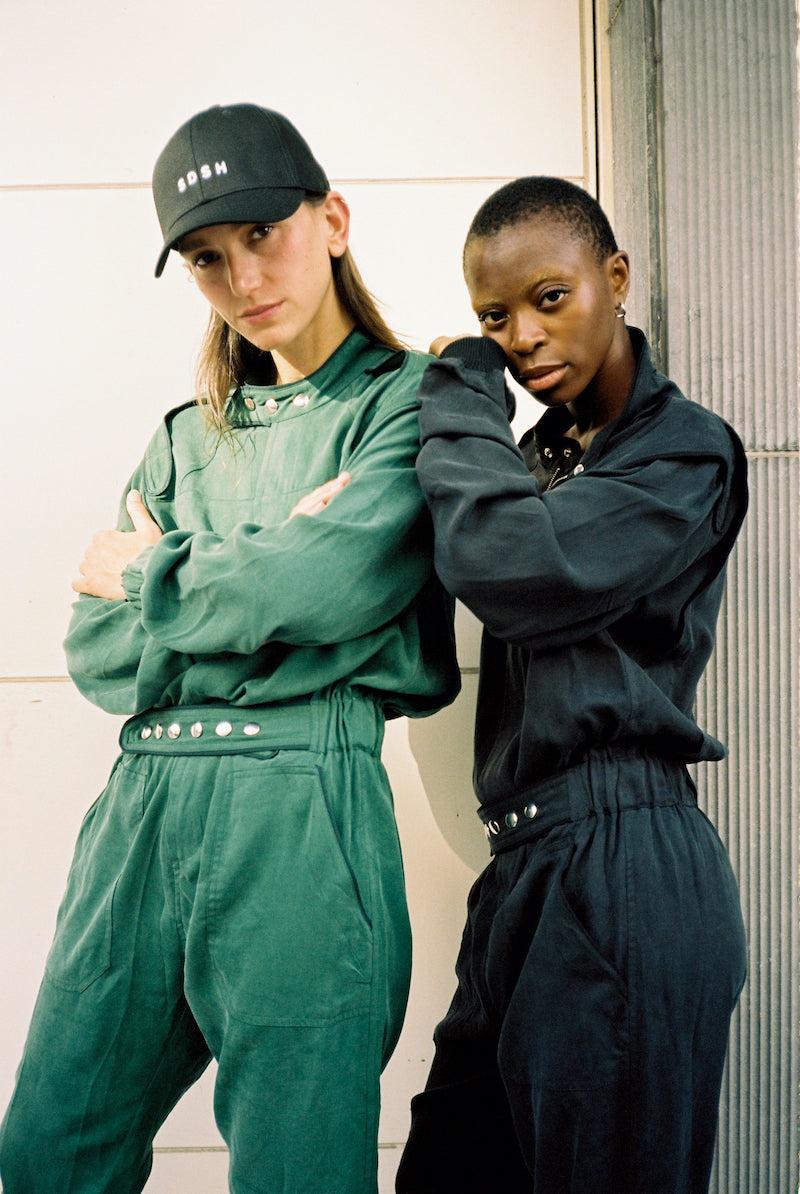 sarah de saint hubert JIM RACING JUMPSUIT - Forest green