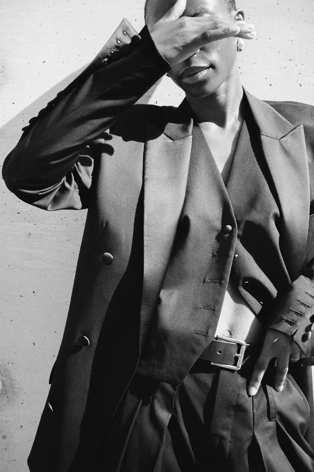 Sarah De Saint Hubert BEN TUXEDO JACKET - Black