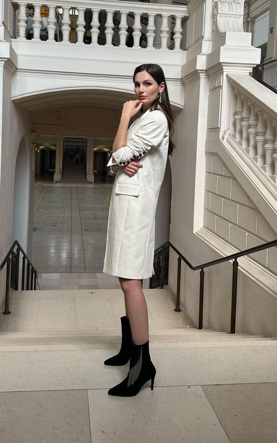Sarah De Saint Hubert CARA COAT - Off-white