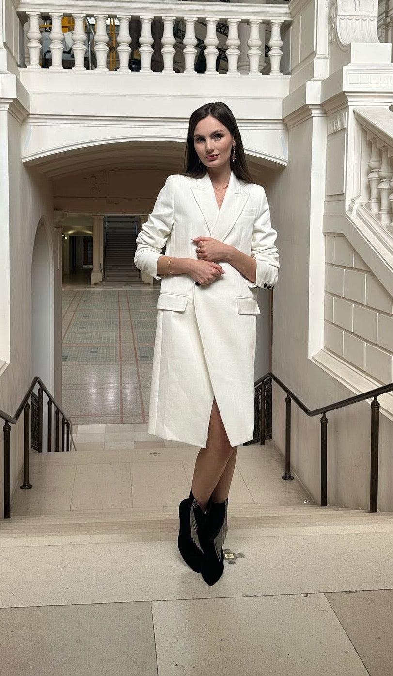 sarah de saint hubert CARA COAT - Off-white